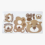 Дитяча каталка-толокар JOY SJ-849-26 з батьківською ручкою 2 в 1 Коричневий, фото 6