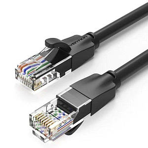 Мережевий кабель Vention Cat.6 UTP Patch Cable 10M Black (IBEBL)