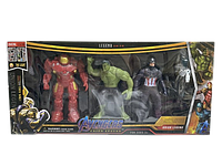 Набір фігурок героїв Месники Rodana 15 см ХалкБастер, Халк, Капітан Америка, Веном