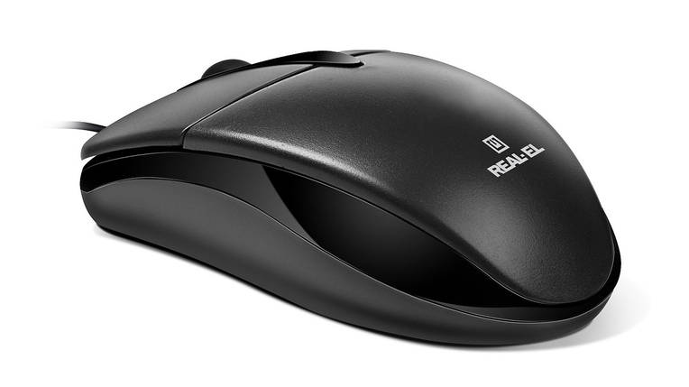 Миша REAL-EL RM-214 Black (EL123200039), фото 3