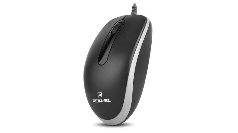 Миша REAL-EL RM-217 Black (EL123200038), фото 3