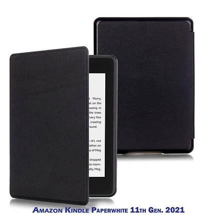 Чехол книжка BeCover PU Smart для электронной книги Amazon Kindle Paperwhite 11th Gen. 2021 Black (707202), фото 1