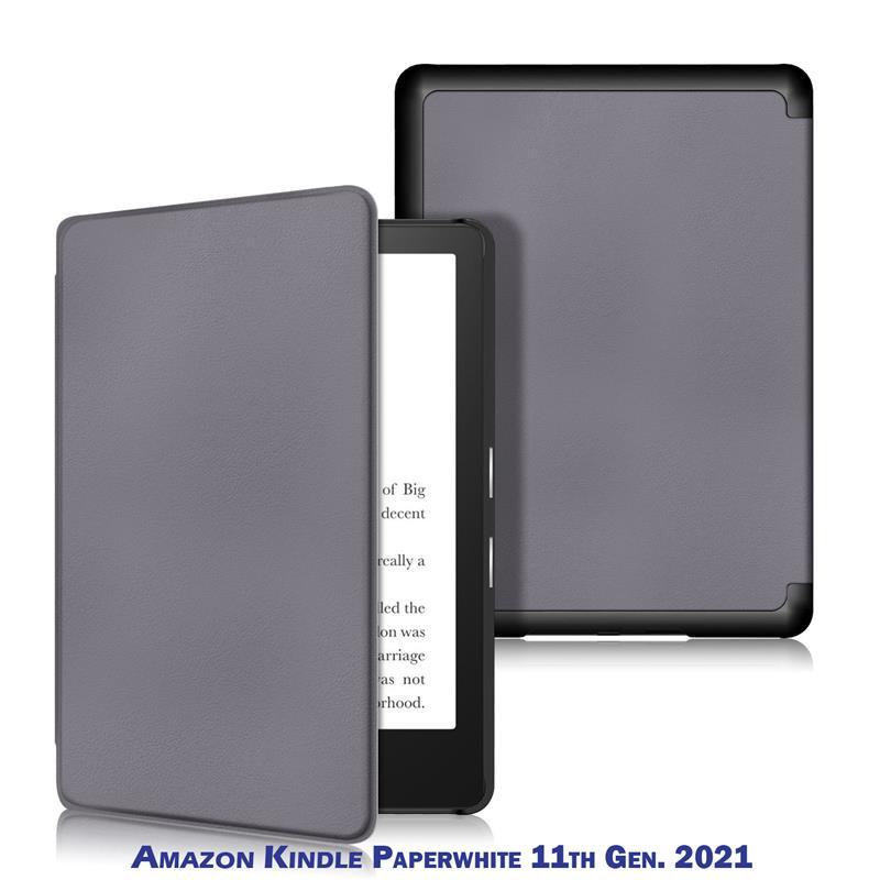 Чехол книжка BeCover PU Smart для электронной книги Amazon Kindle Paperwhite 11th Gen. 2021 Gray (707205)