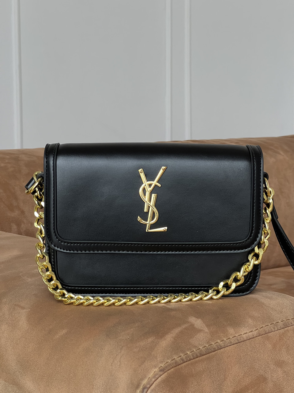 Жіноча сумка Yves Saint Laurent Solferino YSL Ів Сен Лоран чорний клатч