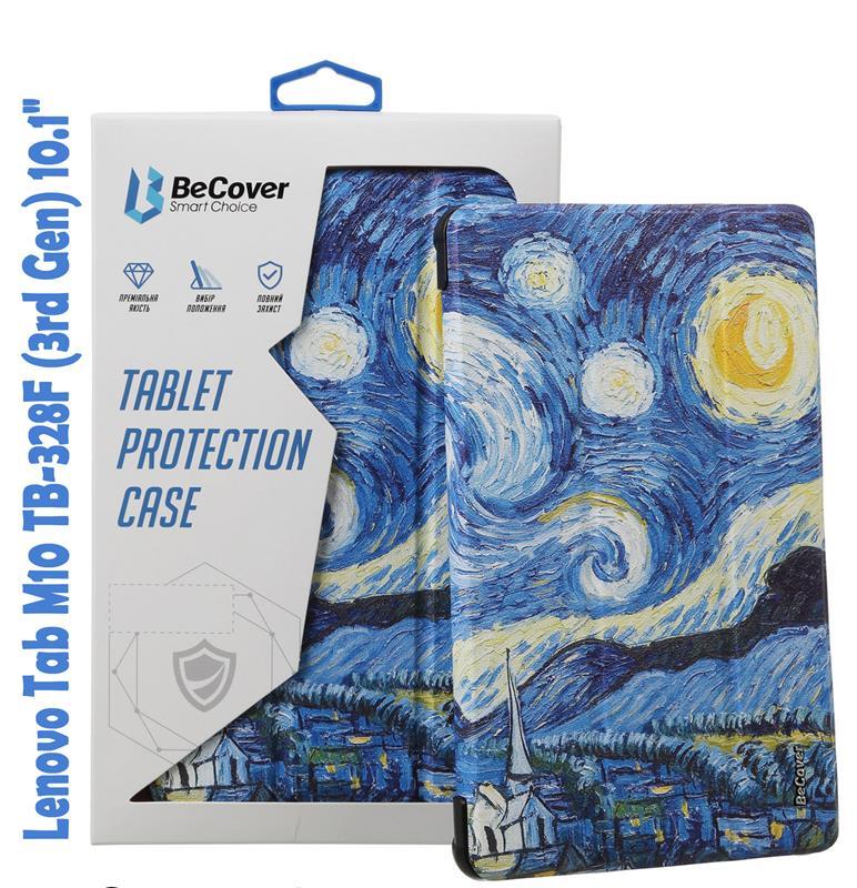 Чехол книжка BeCover PU Smart для Lenovo Tab M10 TB-328F (3rd Gen) 10.1" Night (708295)
