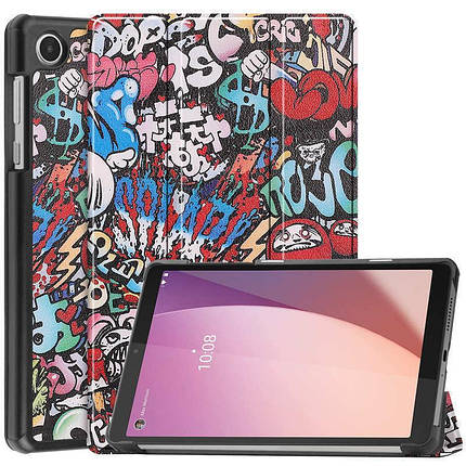Чехол книжка BeCover PU Smart для Lenovo Tab M8 (4rd Gen) TB-300FU Graffiti (709218), фото 1
