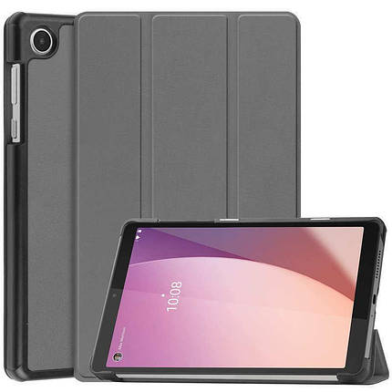 Чехол книжка BeCover PU Smart для Lenovo Tab M8 (4rd Gen) TB-300FU Gray (709212), фото 1