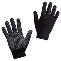 Рукавички нейлон із мікроточкою чорний розмір L