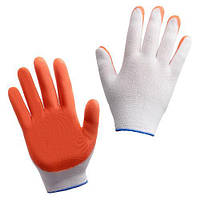 Рукавички робочі (вампір) жовтогарячі розмір L