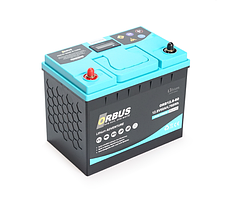 Акумуляторна батарея ORBUS LiFePO4 12,8V 60Ah,(30/80A) 260x168x210 mm, 8kg