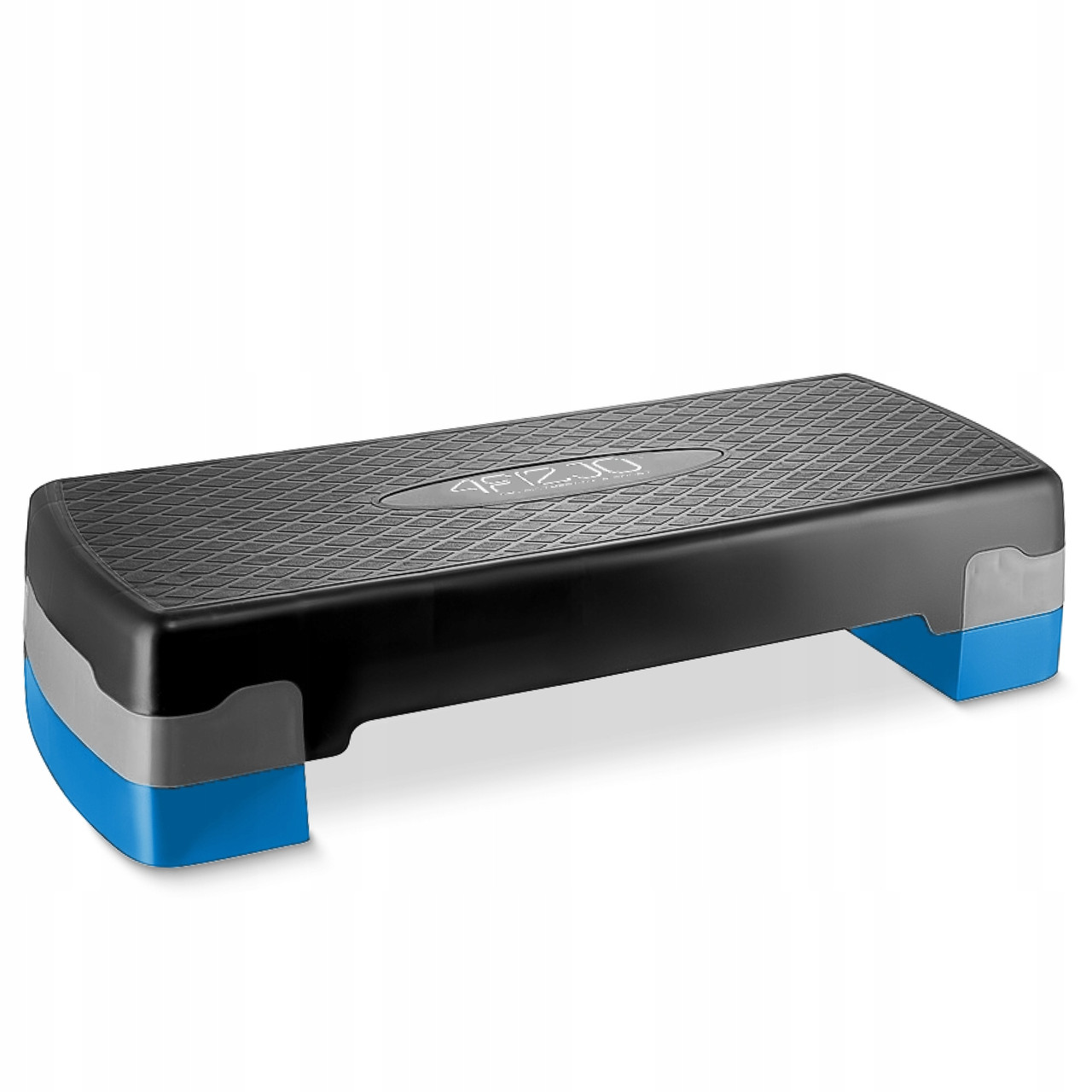 Степ-платформа 2-ступінчаста 4FIZJO 69 х 28 х 10-15 см Black/Blue (P-5907222931370)