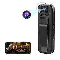 Нагрудна боді-камера відеоспостереження, камера на одяг із поворотним об'єктивом, нічне бачення BODYCAM, L-7