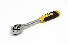 Трещотка гнутая MASTERTOOL 1/2" 72Т 78-0142