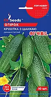 Огірок Крихітка з Шанхаю оригінальний ранньостиглий засольний сорт корнішон без гіркоти, пакування 10 шт.