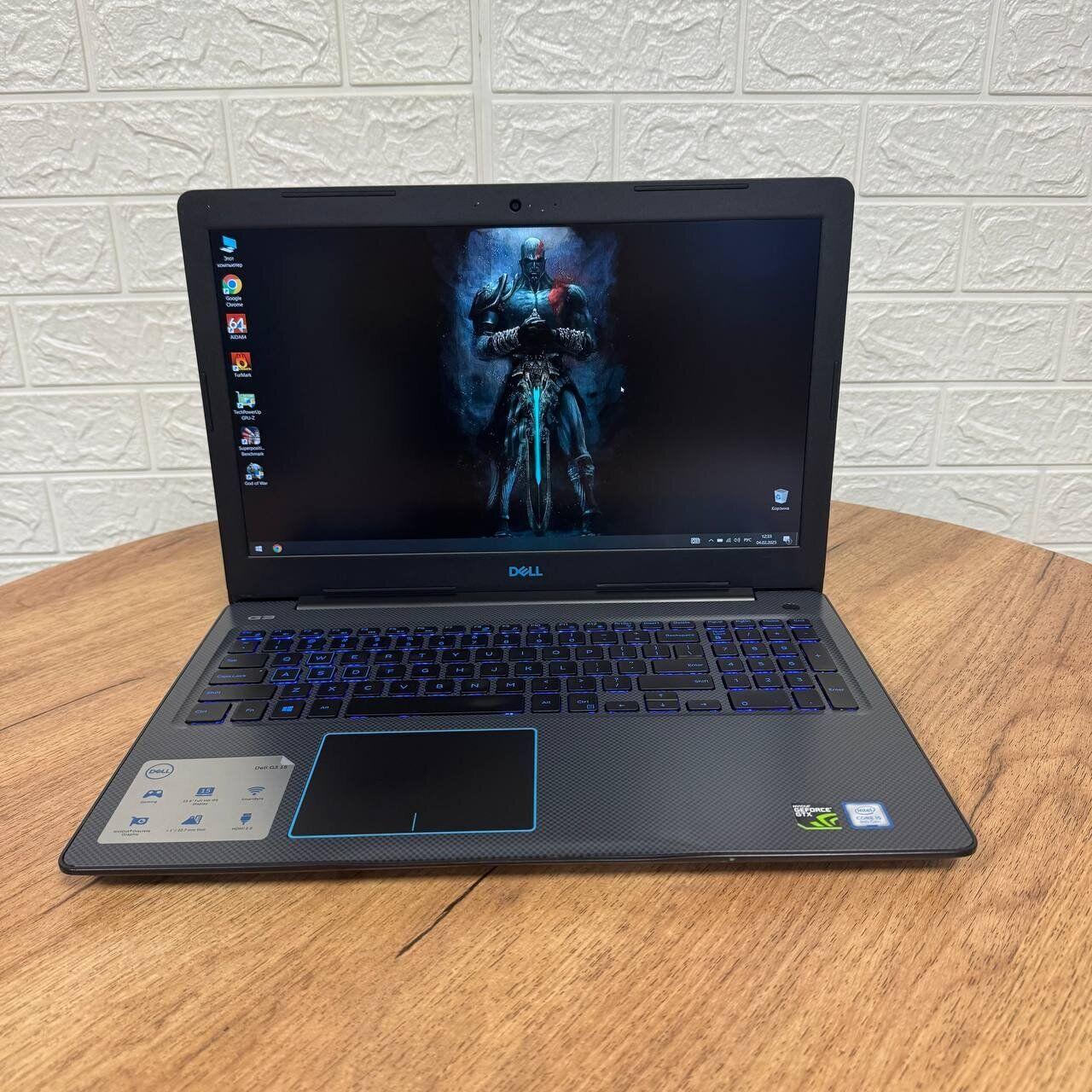 Б/в Ігровий ноутбук Б-клас Dell G3 3579 15.6" 1920x1080| i5-8300H| 8GB RAM| 256GB SSD| GTX 1050 Ti 4GB