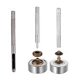 Набір для встановлення фурнітури 305 предмета, кнопки люверси хольнітени, фото 5