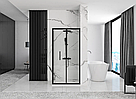 Душова кабіна REA RAPID FOLD 90x80 BLACK, фото 6