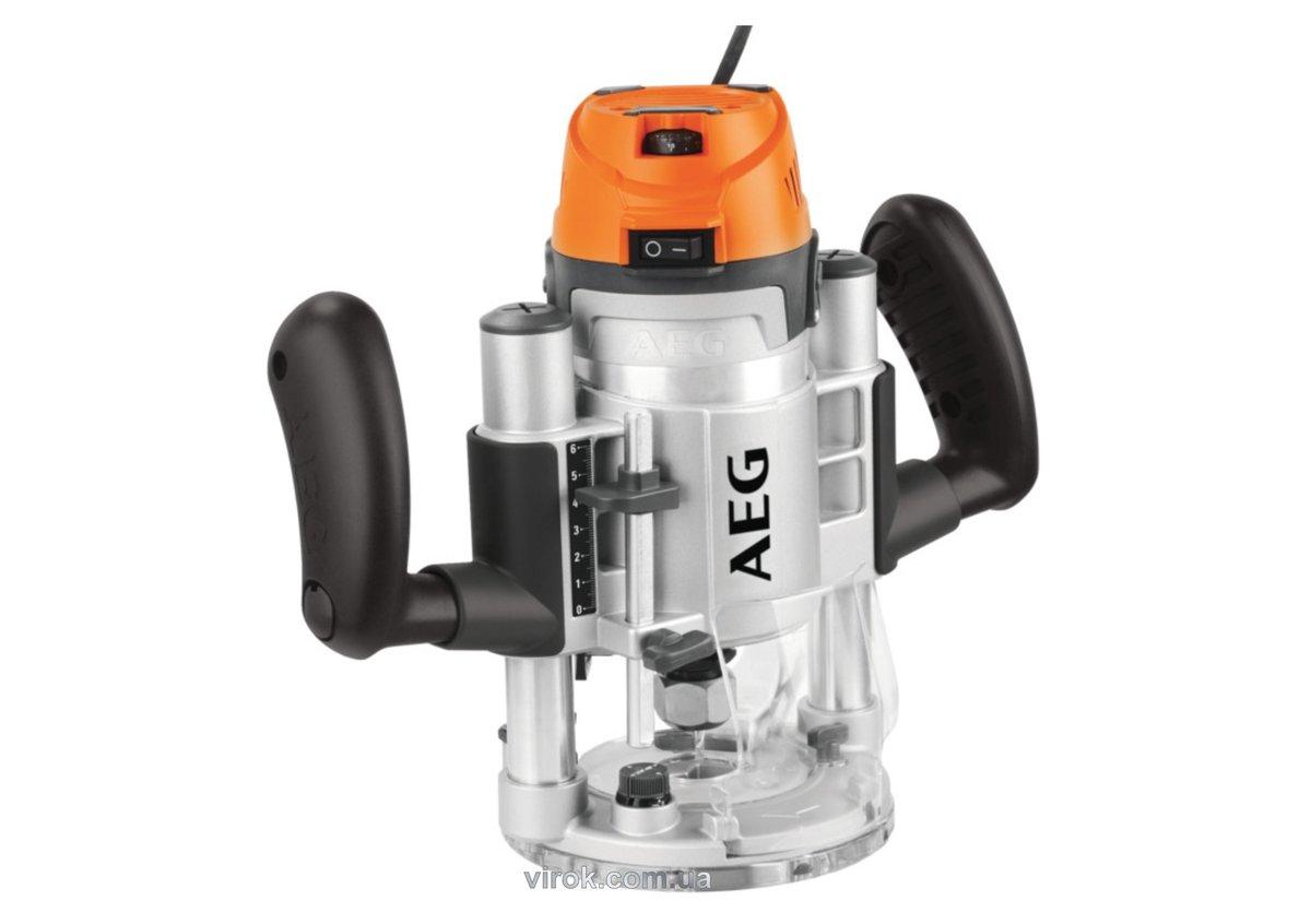Фрезерний верстат мережевий AEG: 1400 Вт, цанга Ø=8/12 мм, хід- 64 мм (4935411850) (MF1400KE) Зроби це - Vdalo