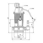 Насос дренажний Pumpman QDX1,5-32-0,75 кВт Hmax 33 м Qmax 7,2 куб.м 750 Вт, фото 3