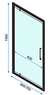 Душова кабіна REA RAPID SWING 90x120 BLACK, фото 7