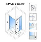 Душова кабіна REA NIXON 80х140 P CHROME, фото 6