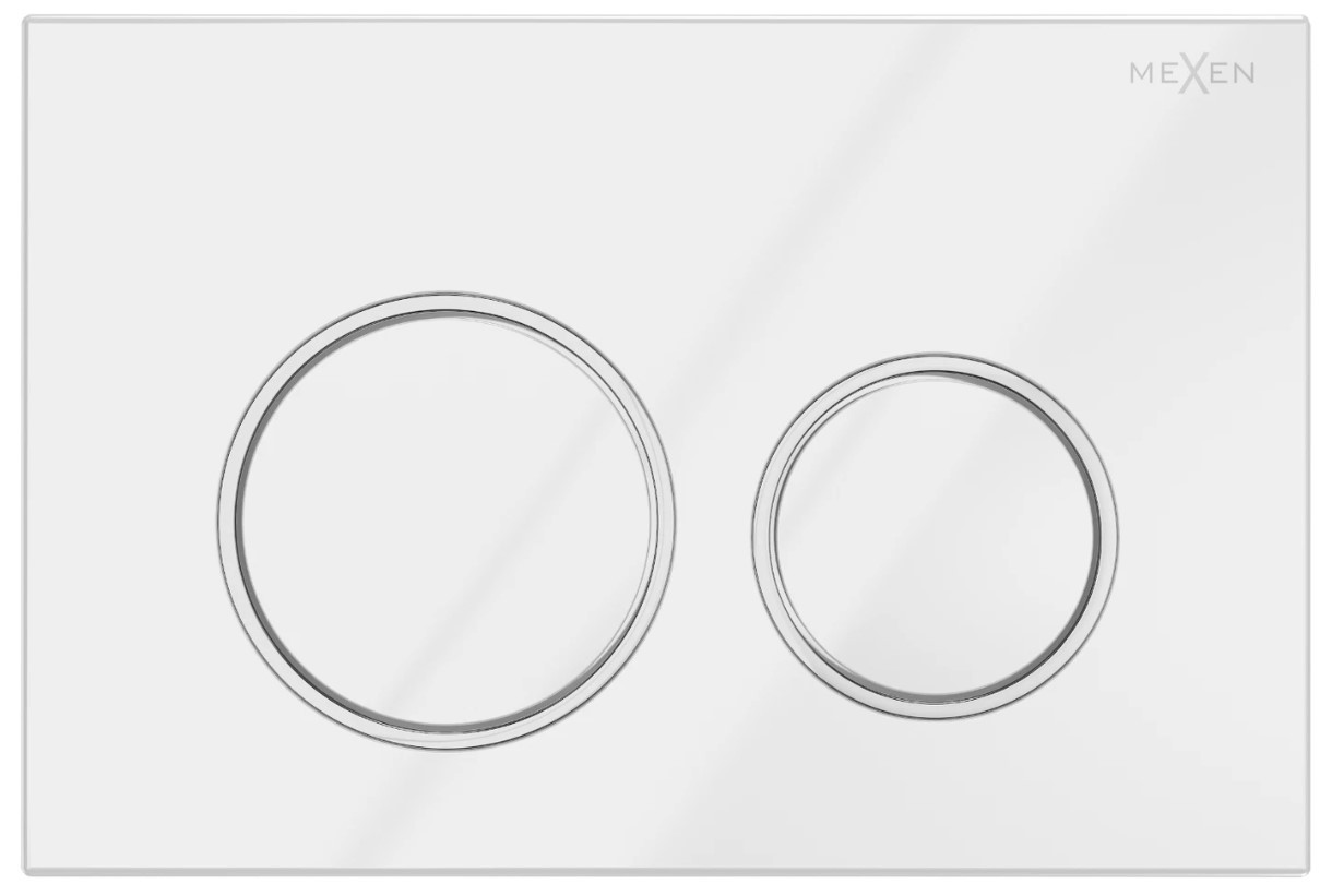 Кнопка змиву для інсталяції MEXEN FENIX 07 XS WHITE GLOSSY *