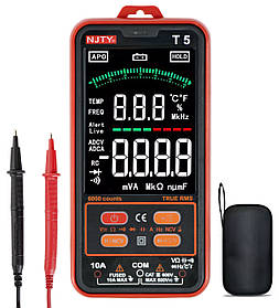 Цифровий мультиметр (тестер) NJTY T5 з викликом та пошуком NCV / True RMS