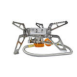 Пальник Tramp зі шлангом, п'єзопідпалом та вітрозахистом UTRG-046, фото 4