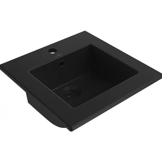 Умивальник (раковина) MEXEN ATENA 41 BLACK MATT врізний чорний