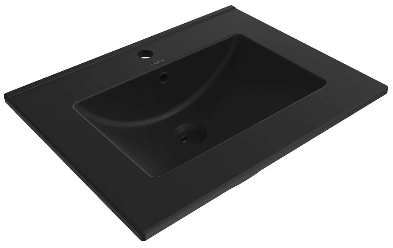 Умивальник (раковина) MEXEN ATENA 61 BLACK MATT врізний чорний