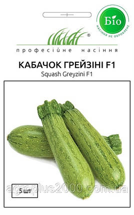 Насіння Кабачок цуккіні Грейзіні F1, 5 насіння Wing Seed, фото 1