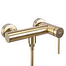 Змішувач для ванни та душу REA FOSS BRUSHED GOLD настінний без виливу, фото 3