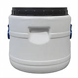 Бочка пластикова 20 л харчова біла для солінь, меду, молока та води | Бідон із широкою горловиною, фото 3