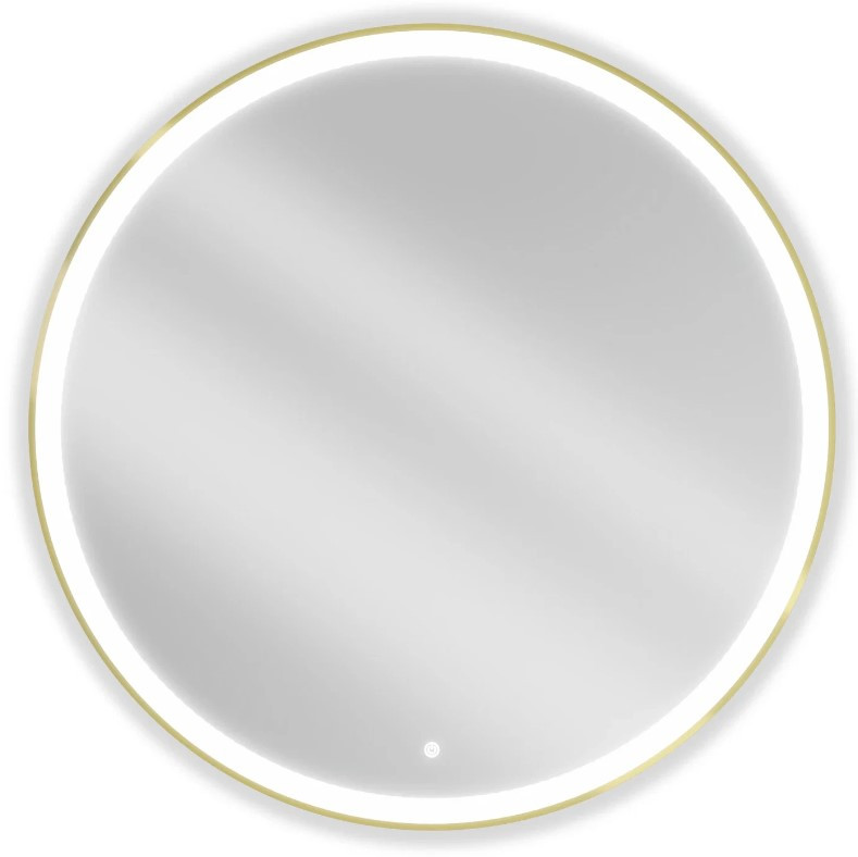 Дзеркало MEXEN ESSO 100 GOLD LED кругле, фото 1