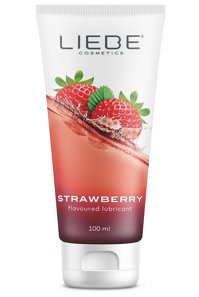 Лубрикант на водній основі Liebe Lubricant Strawberry 100 мл 18+