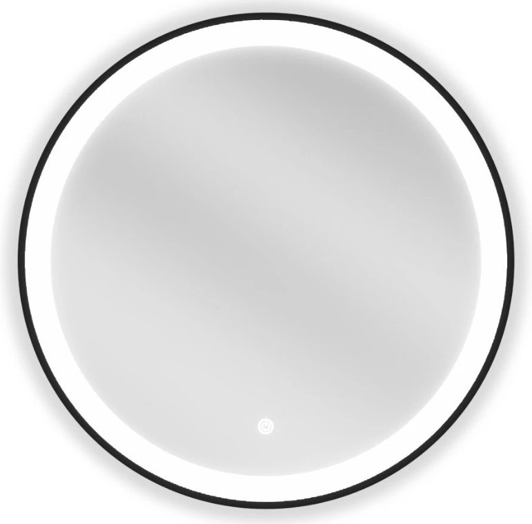 Дзеркало MEXEN ESSO 60 BLACK LED кругле, фото 1