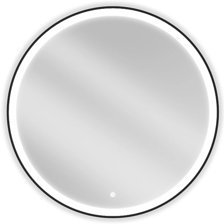 Дзеркало MEXEN ESSO 90 BLACK LED кругле, фото 1