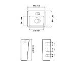 Умивальник (раковина) VBI ALATRI CARRARA підлоговий, фото 4