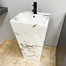 Умивальник (раковина) VBI ALATRI CARRARA підлоговий, фото 6