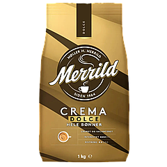 Кава в зернах Lavazza Merrild Dolce Crema 1 кг