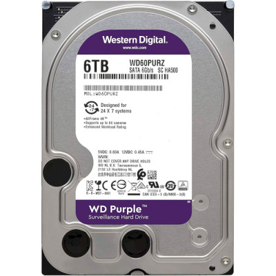 Жорсткий диск 3.5" 6TB WD (WD64PURZ), фото 1