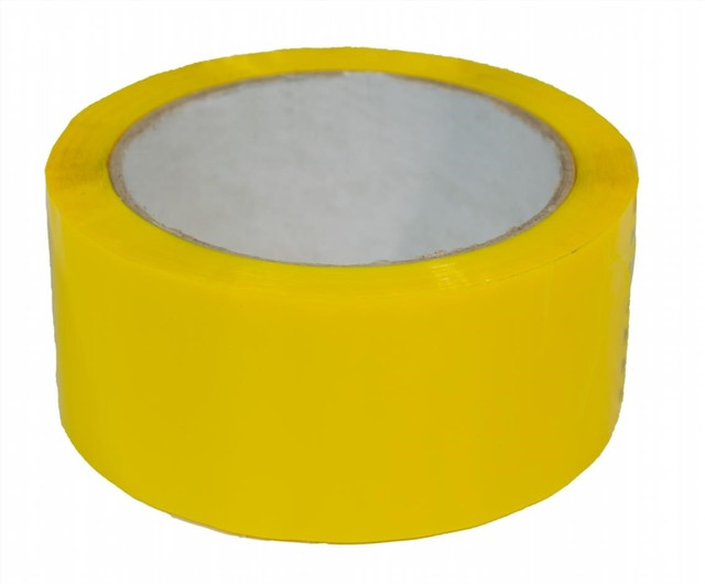 скотч упаковочный желтый