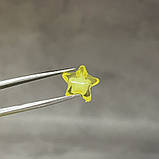 Акрилові намистини - Зірочка, розмір 11 мм, жовтий, арт 017781, упаковка ~20 грам (~50-52 шт), Жовтий, фото 2