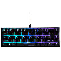 Клавіатура 2E GAMING KG350 RGB 68key USB Black (2E-KG350UBK) (m149273)