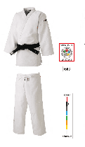 Кимоно дзюдогі для дзюдо Mizuno Yusho white IJF 2023 22GGAA5101, фото 6