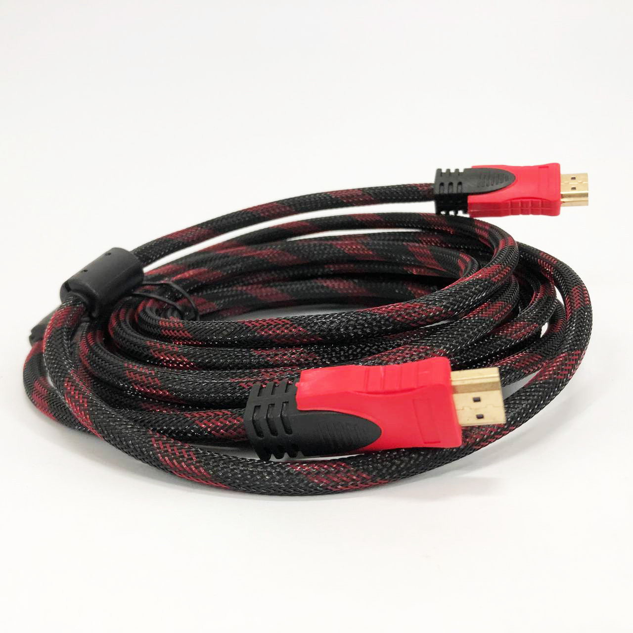 Кабель посилений 5м перехідник адаптер HDMI-HDMI тато-тато аудіо відео шнур в обмотці OZ-35, фото 1