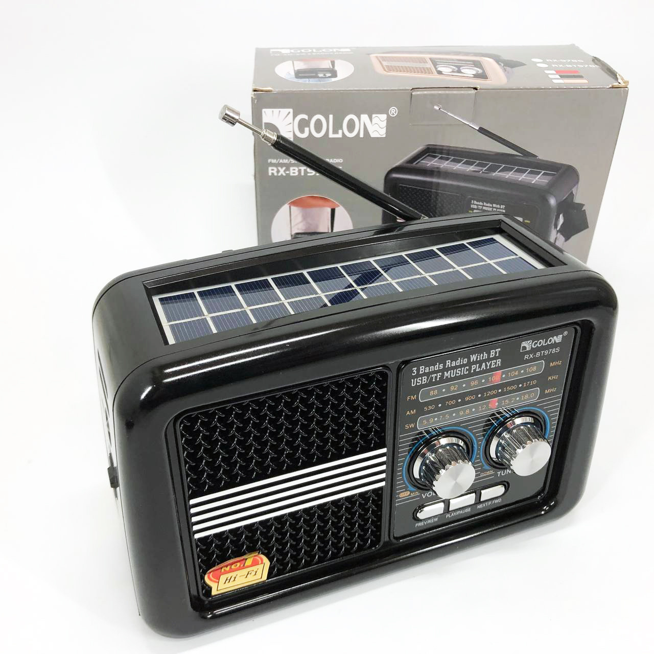 FM-приймачі Golon RX-BT978S, Всехвильовий радіоприймач професійний, Потужний радіоприймач JK-58, фото 1