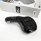 Устройство для музыки в авто H29 BT, Адаптер для музыки в автомобиле, Блютуз фм трансмиттер ZK-65, фото 6