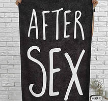 Рушник великий великий з принтом After sex towel, 110х70 см