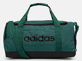 Сумка Adidas LINEAR DUFFEL S 24L зелений, чорний Уні 22х28х53 см original Акція Знижка